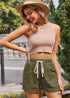 White Boho Shorts Molly